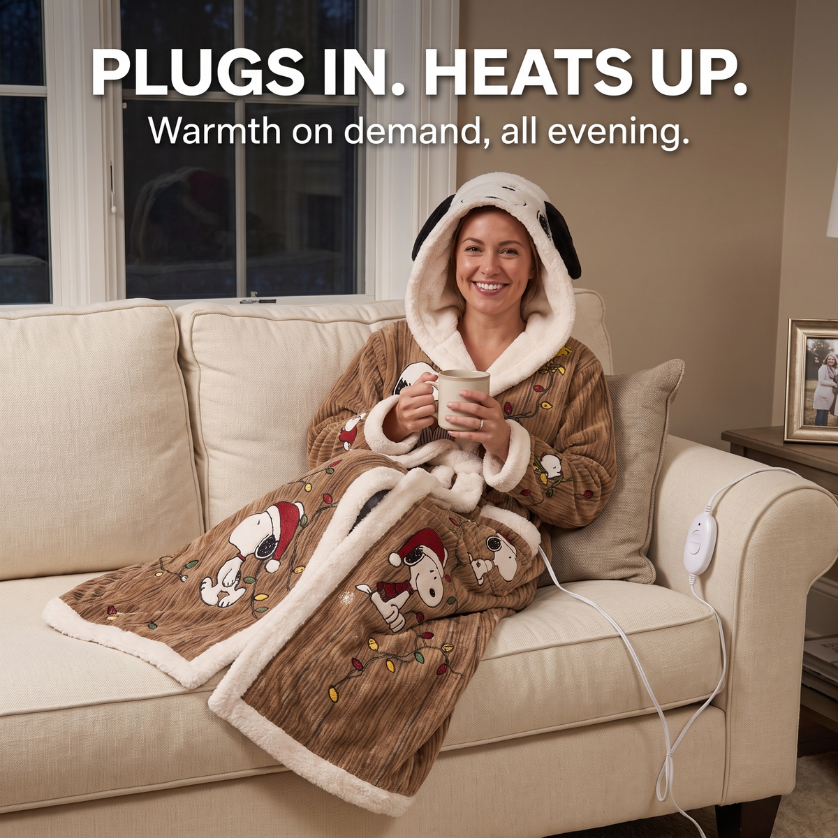 Cozy Snoop™ Heated Robe